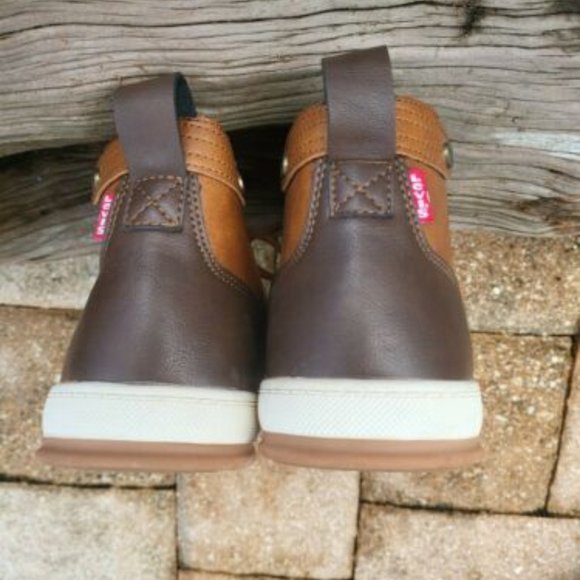 Levi Men's Strauss Brown Chukka Two-Toned Boot/Sneaker Size 8 - Picture 6 of 7